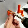 3 шт. Направляющая для сверления Вертикальная квадратная позиционирующая артефакт V-образная канавка Конструкция фитинга Износостойкая и долговечная