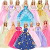 Colorful Ball Gowns Party Dresses for Barbie Doll Clothes Wedding Bride Outfits(NO DOLLS)