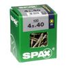 Шуруп - SPAX - Потайная головка - Diam. 4,5 мм - Длинный. 40 мм - Набор из 100 шт.