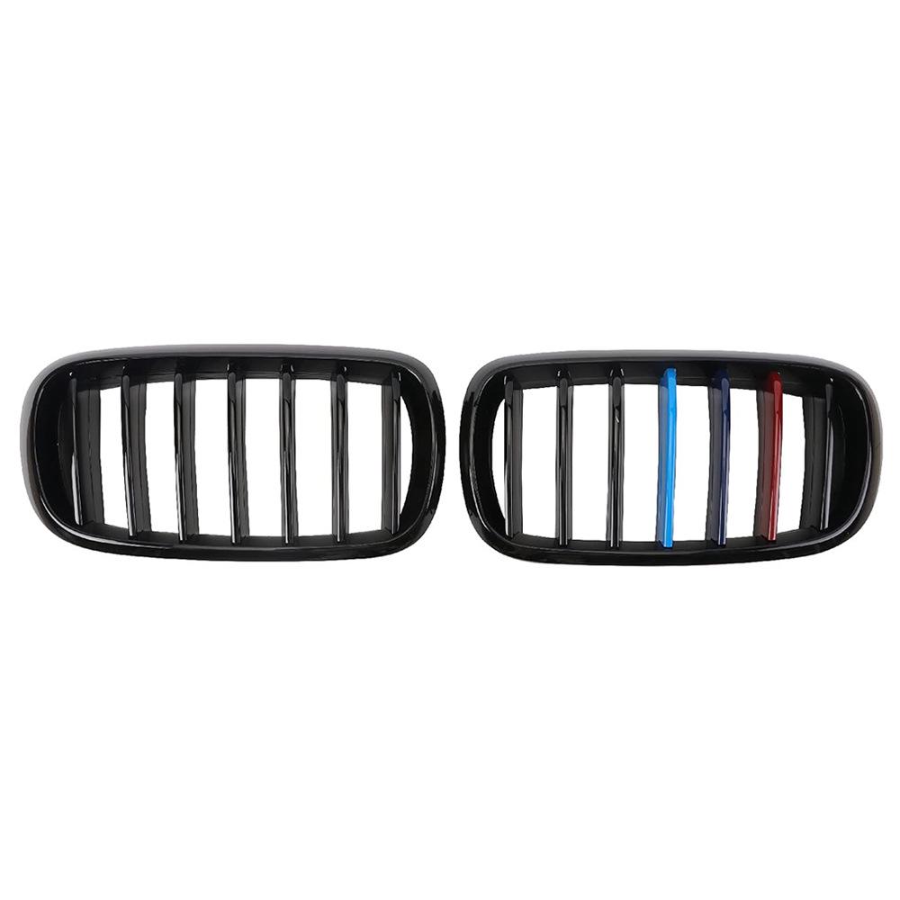Трехцветная решетка радиатора для BMW X5 F15 (2014-2018) & X6 F16 (2015-2019) - Однострочный тип