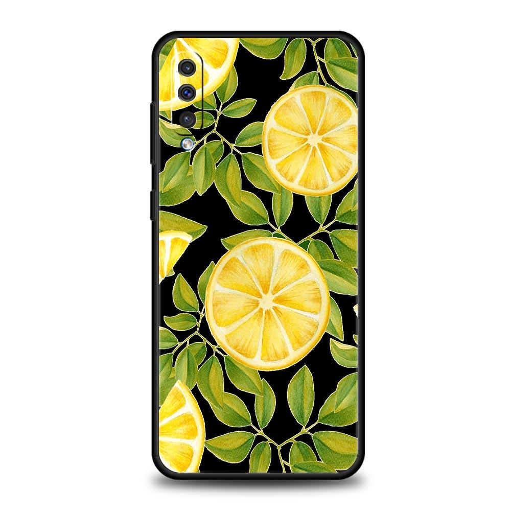 Чехол для телефона Mediterranean Lemon для Samsung Galaxy A52 A50 A70 A10 A30 A40 A20S A20E A02S A12 A22 A72 A32 5G A04s Силиконовый чехол