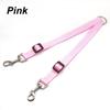 Nylon Pet Dog Leash Colorful Traction Rope Detachable One For Two Pet Dog Traction Leash Nylon Double Leash Kit For 2 Dogs
