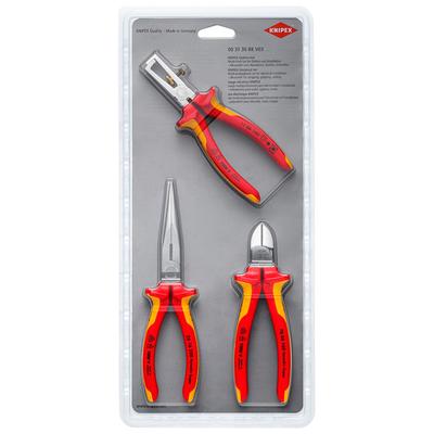 KNIPEX Изолированный 003130BKV03 Набор электрика, 3 предмета,