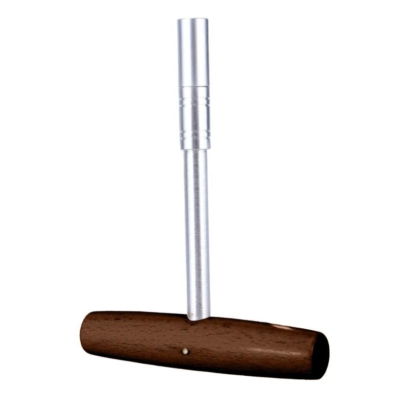 Professional Piano Tuner T Handle Tool Piano Tuning Spanner Steel & Wood Handle Excellent Craftsmanship