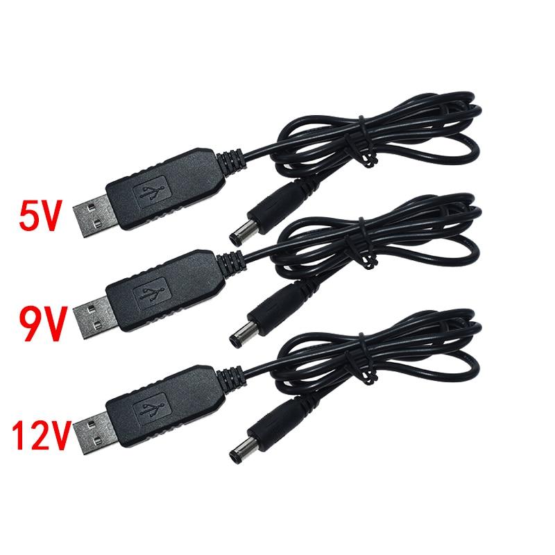 Game Component USB To DC USB Power Boost Line DC 5V To DC 12V Step UP Module USB Converter Adapter Cable 2.1x5.5mm Plug