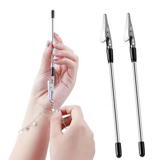 3 шт. Застежка-помощник для цепочки браслета Клипса Инструмент для помощи при надевании браслетов и ожерелий