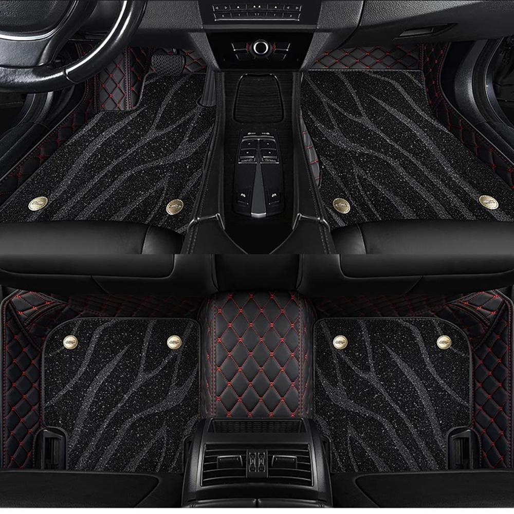 Индивидуальные автомобильные коврики для BAIC BJ20 BJ40 S6 Senova X25 X35 X55 X65 D80 D70 D50 Автомобильные ковры Двухслойные подкладки на пол Покрывало