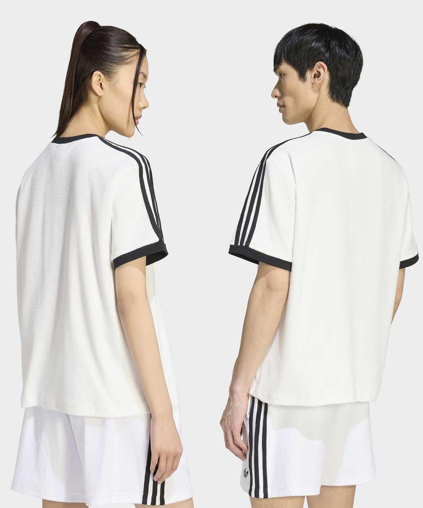 adidas Хлопковая футболка Cali - Облачно-белый:Черный / Kw7400