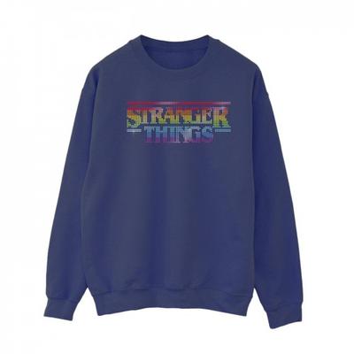 Женский свитшот Netflix с логотипом Stranger Things в виде радужных точек