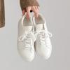 [Cowhide] Little White Shoes Women's Shoes Spring, Autumn and Summer New Sports and Leisure Flat Leather Tide