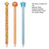 3 Pcs Erasable Gel Pens Cartoon Animal Rollerball Pens 0.5mm Black Ink Refillable Pens for Girls Boys Office School Supplies