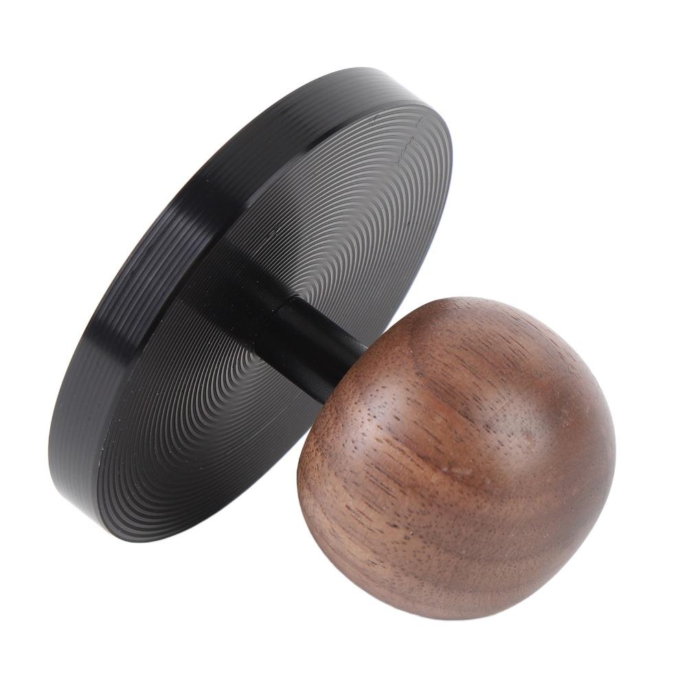Spherical Wooden Handle Coffee Hammer Aluminum Alloy Coffee Press Tool Coffee Making