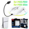 RGB Вертикальная подставка Устойчивая база для игровой консоли Кронштейн-подставка для консоли для PS5 Slim Консоль для PS5 Slim Дисковая/Цифровая версия