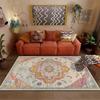 Persian Retro Decoration Lint-free Bedroom Rugs Bohemian Style Living Room Non-slip Carpet Lounge Dining Room Washable Floor Mat