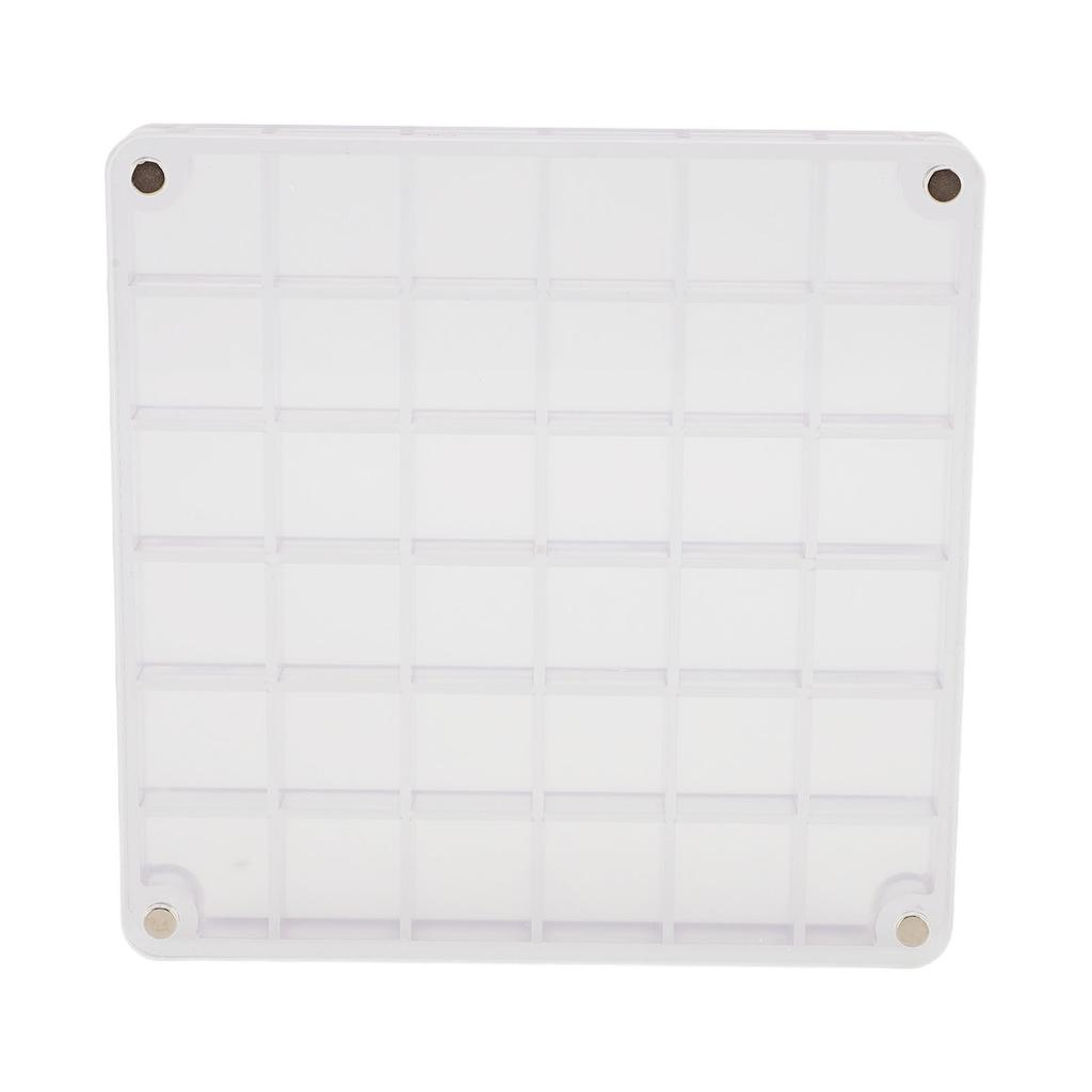 Акриловый магнитный ящик для демонстрации ракушек, прозрачный, 36 ячеек, декоративный ящик для хранения, органайзер, контейнер