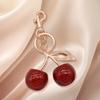 Вишневый Фруктовый Брелок-подвеска для Сумки Девочек Креативные Брелоки Ювелирные Изделия Женский Подарок Украшение для Автомобиля