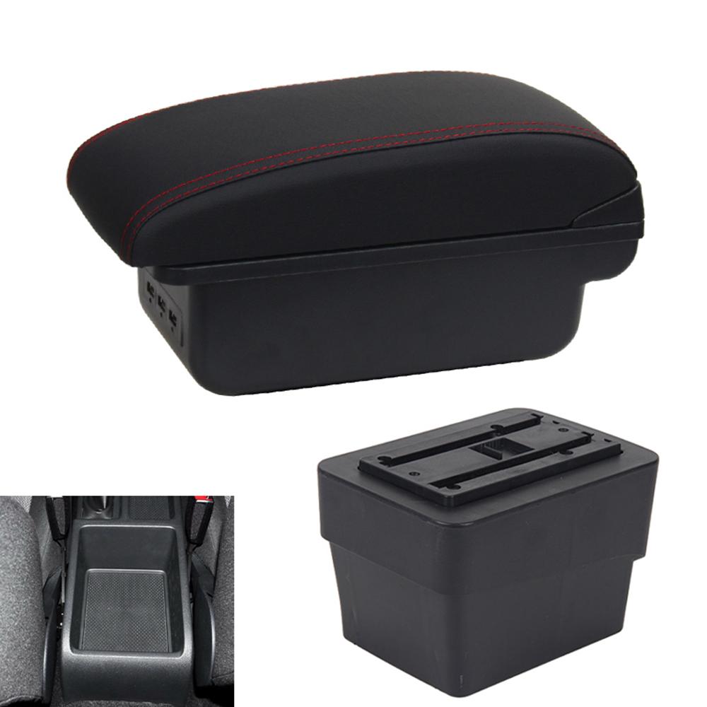 Подлокотник для Skoda Octavia Mk3 A7 2014-2017, автомобильный подлокотник, модернизированные детали, аксессуары для хранения USB