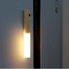 Creative Intelligent Auto PIR Motion Sensor LED Rechargeable Magnetic Night Light Wood Wall Light Kitchen Cabinet Light Lamp