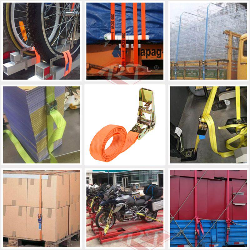 Пабле сверхмощный привязать багажник ремня груза к прочному ремню с храповым механизмом с металлической пряжкой