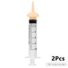 2/5/10Pcs Universal Pet Feeding Nipple Mini Cat Silicone Feeding Pacifier Pet Feeding Oral Syringe Nursing Puppy Kitten Nipple