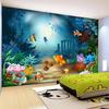 3D Мультяшные Обои Подводный Мир Фото Обои Детская Комната Мультяшный Настенный Рисунок Декор Обои Для Стен 3D