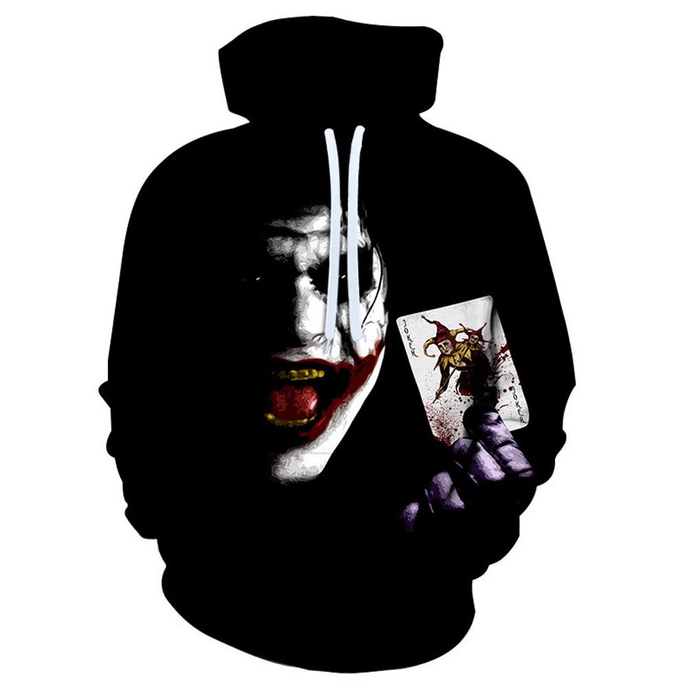 2023 Halloween 3D Digital Print Skull Pattern Hoodie Hoodie
