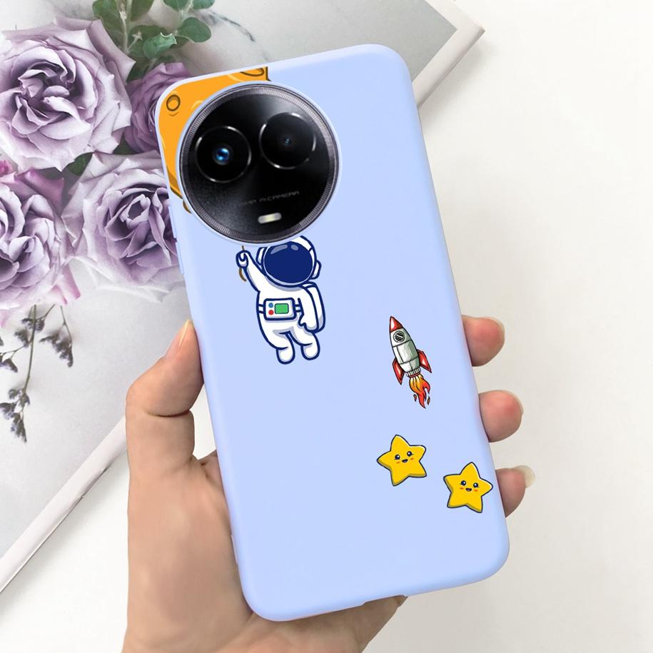 Ударопрочный Чехол Для Realme 11 5G / Realme 11X Чехол На Телефон Модный Девушки Мягкий Силикон Funda Для Realme11 11 X 2023 RMX3785 Coque