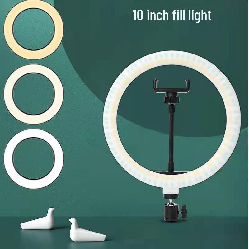 LED Selfie Ring Light with Adjustable Tripod for Live Streaming and Photography