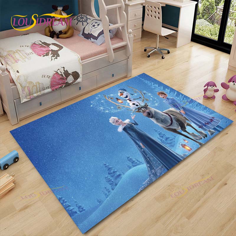 Аниме Ковер Холодное сердце Детские ковры Коврики для чайного столика в гостиную Коврик для спальни Моющиеся напольные коврики Бытовой коврик Ковер с динозаврами