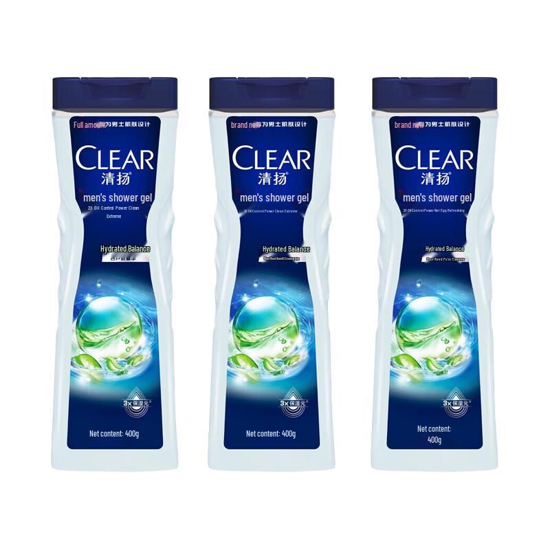 Clear Men Balanced Oil Control Hydrating Shower Gel