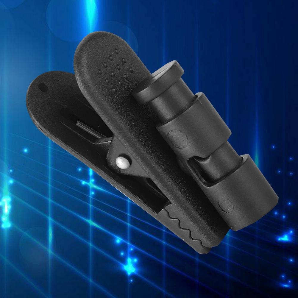 2PCS Black Earpiece Headphone Headset Earphone Earbud Large Clip Clamp