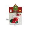 Elk Cartoon Santa Claus Keychain Christmas Tree Christmas Plush Keyring  Birthday Gift