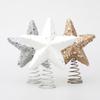 Crafts Christmas Tree Decorations Pentagram Tree Ornaments New Christmas Tree Top Star