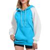 Women's Casual And Fashion Hooded Solid Color And Long Sleeve Sweatshirt