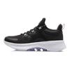 Li Ning Удобные Легкие Дышащие Низкие Беговые Кроссовки Женские Черные AREQ022-4