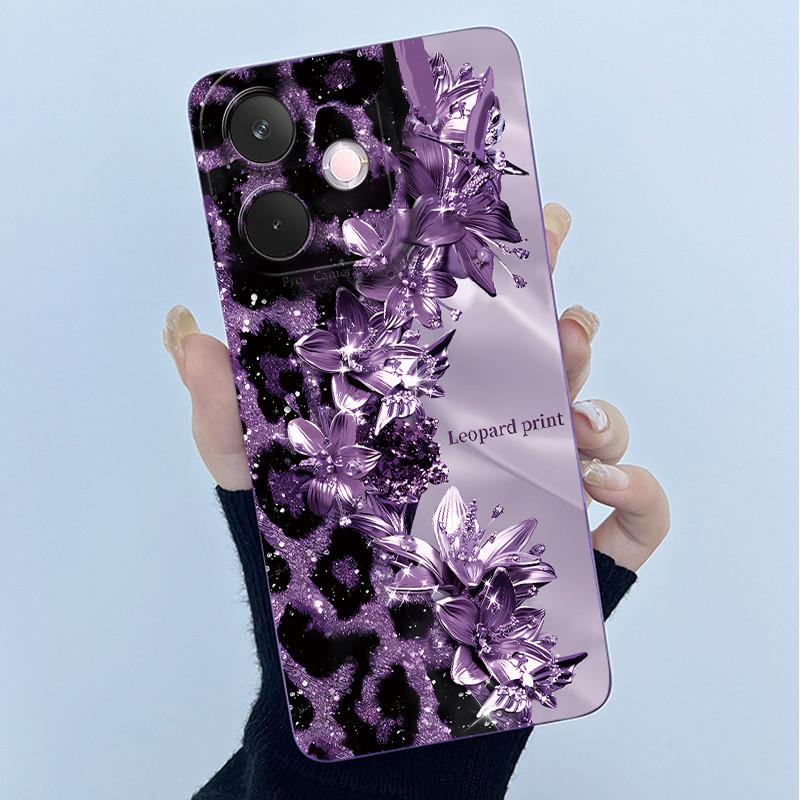 Чехол для телефона Oppo A5 Pro 5G Милый чехол-задняя крышка с пандой для Oppo A 5 Pro 2025 Полная защита Мягкий жидкий силикон Противоударный корпус
