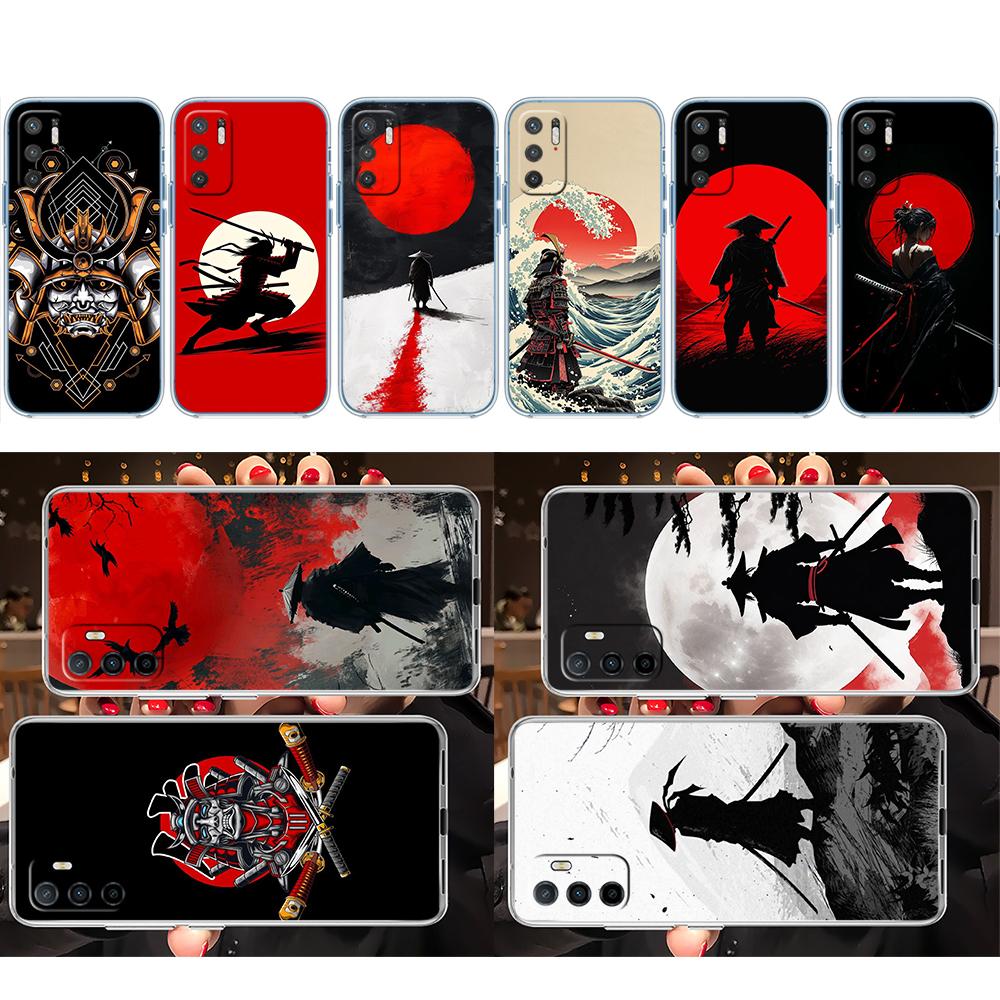CJ70 Japan Samurai Soft Shell Transparent Phone Case for Motorola Moto Edge 20 30 40 50 S30 Fusion Ultra Pro Neo Lite + G200 G23