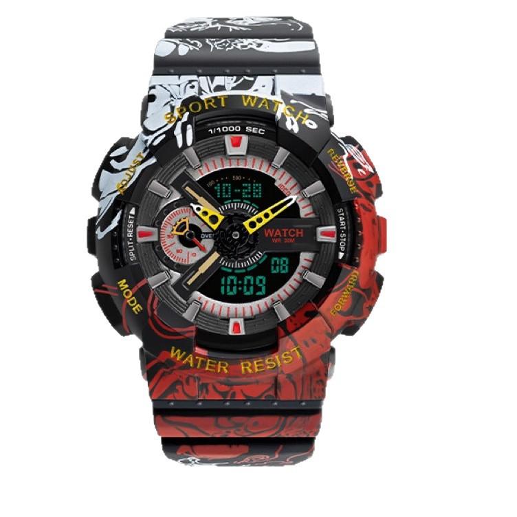 Dragon Ball One Piece Watch Men'S And Women'S Sports Luminous Waterproof Young Student Electronic Watch