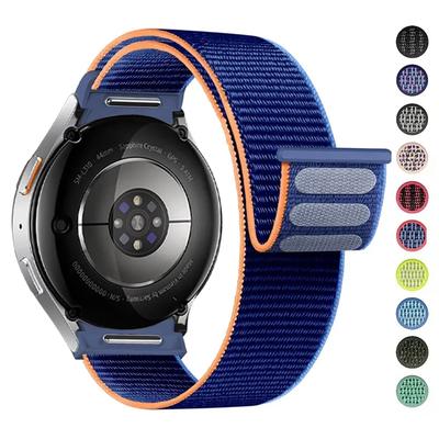 Ремешок для Samsung Galaxy Watch 7/6/4/classic/5 pro 44мм 40мм на запястье Без зазоров Нейлоновый спортивный петля correa браслет Galaxy Watch 7 Ремешок