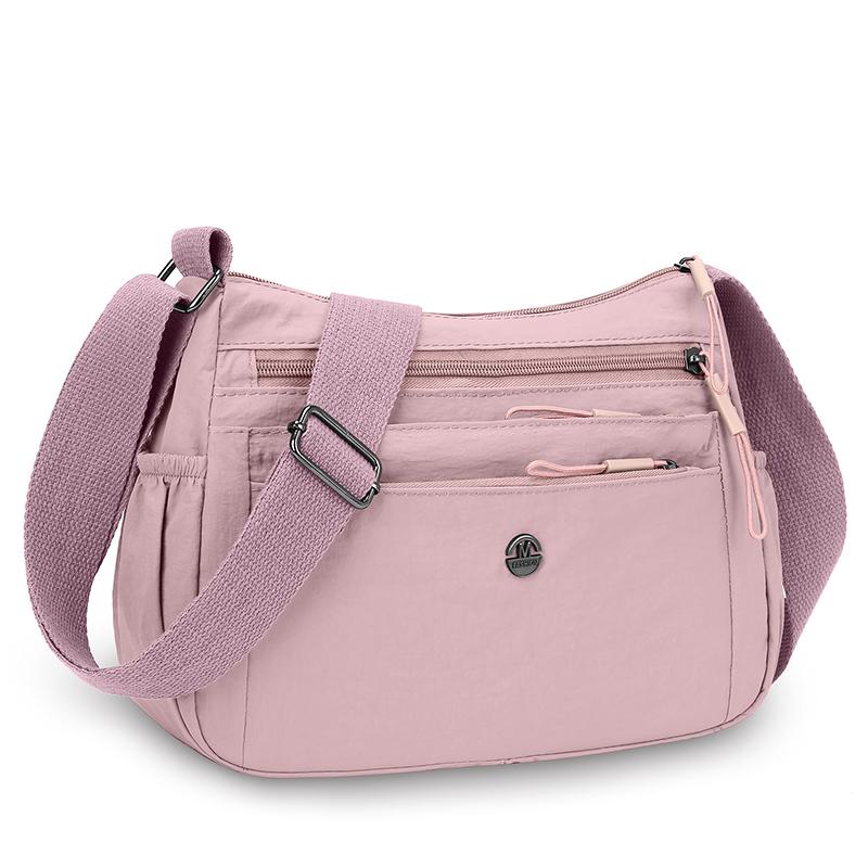 Вместительная легкая сумка кроссбоди из ткани Оксфорд, повседневная женская сумка через плечо, многослойная сумка для мамы, водонепроницаемая