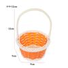 Round/Oval Shape Flower Storage Basket Wicker Flower Basket  For Plant Home Wedding