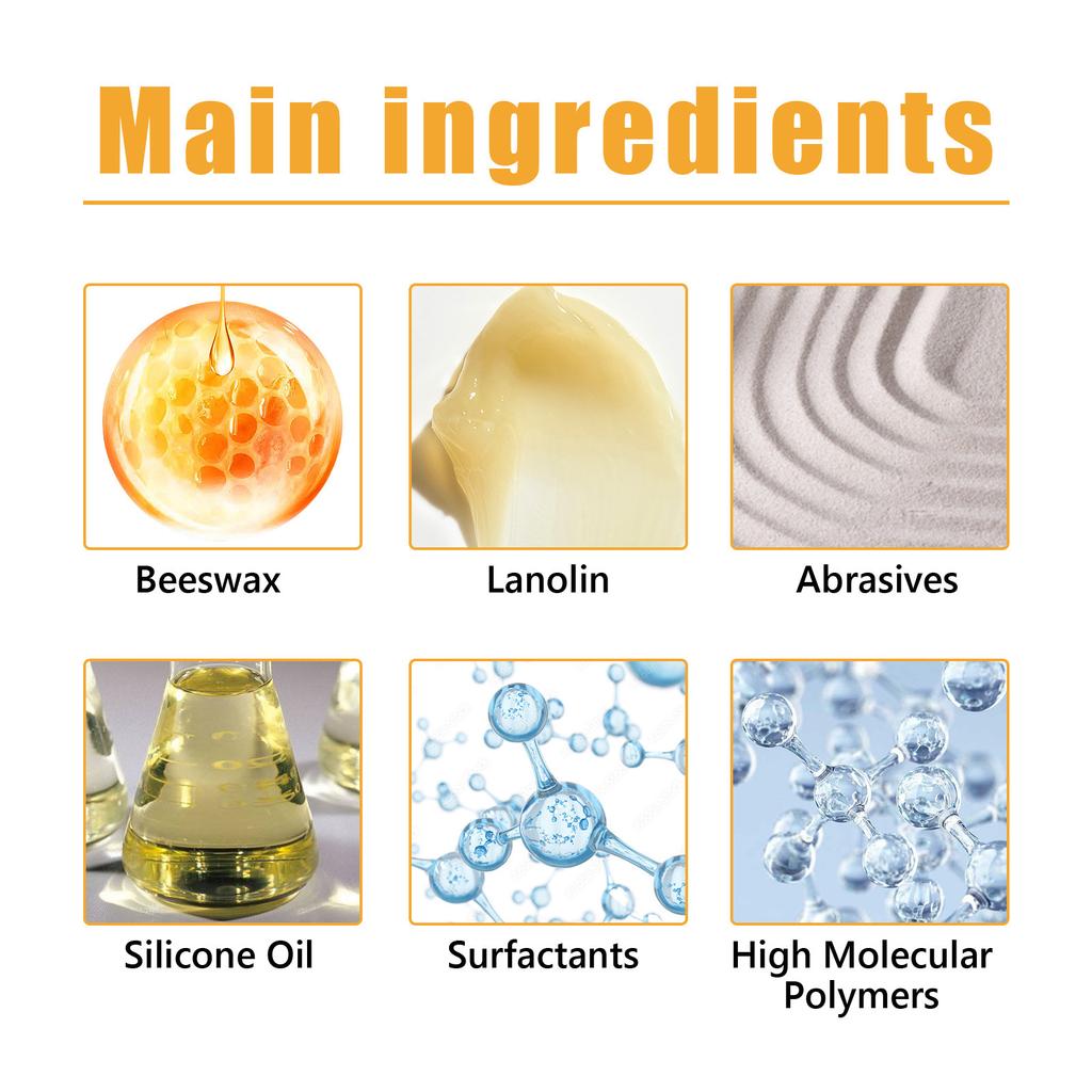 Homont Крем для ремонта царапин на автомобиле Автомобильная краска Мелкие пятна Полировка покрытия Соскабливание Удаление следов Восстановление Восстанавливающий и полирующий крем для ухода