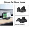 Силиконовый держатель для телефона в машину, черный, Hands-Free, GPS-органайзер, надежный захват, установка без следов, подставка на приборную панель для Model 3/Y