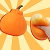 Реалистичная оранжевая сквиш-игрушка, мягкая, для сжатия, снятия стресса, смешной фрукт, фиджет, антистресс, игрушка для декомпрессии