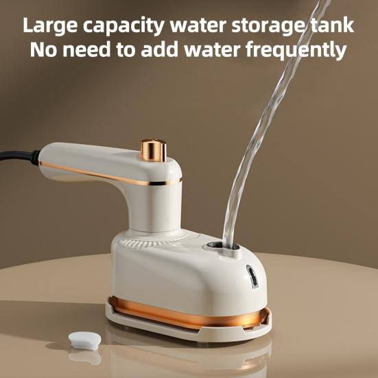 Портативный утюг отпариватель для одежды с вращающейся ручкой, быстрый нагрев, 2-в-1, влажный/сухой, электрический утюг, удобный разглаживатель складок