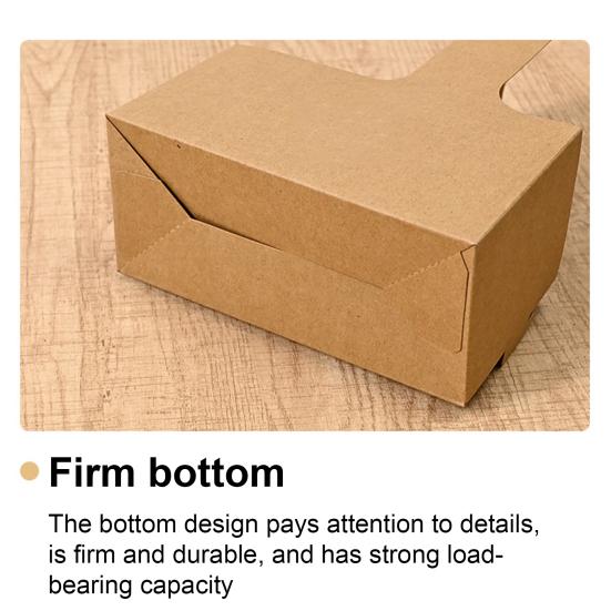 10 шт. одноразовых контейнеров для напитков на вынос, держатель для 2 или 4 стаканов из картона с ручкой, контейнер для горячих или холодных напитков для доставки еды на вынос