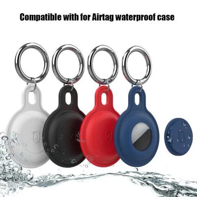 Силиконовый брелок для кейса Apple Airtags Защитная крышка для путешествий Водонепроницаемый держатель Air tag Аксессуары для трекера Кейс AirTag