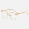 Retro Plate Round Frame Men And Women 90 Pin Feet Anti-Blue Light Glasses Frame Myopia Can Be Matched