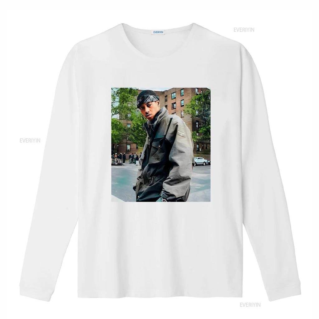 Футболка NAS rap tee 90-х хип-хоп Размер S 5XL Хлопок винтаж Стирка Повседневный уличный стиль Слегка дышащий Топ для повседневной носки