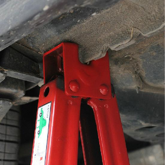 2.0T Автомобильный домкрат с ножничной ручной рукояткой, для экстренного использования на открытом воздухе, черный